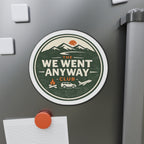 We Went Anyway Club Die-Cut Magnet