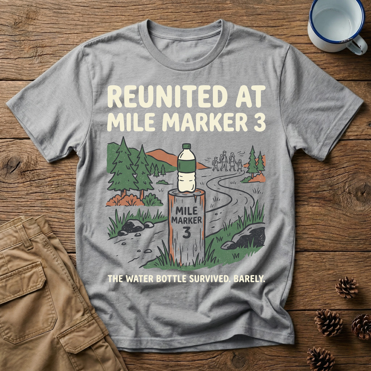 Abandoned Water Bottle - T-Shirt