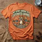 Caffeinated Squirrel - T-Shirt