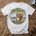 Caffeinated Squirrel - T-Shirt