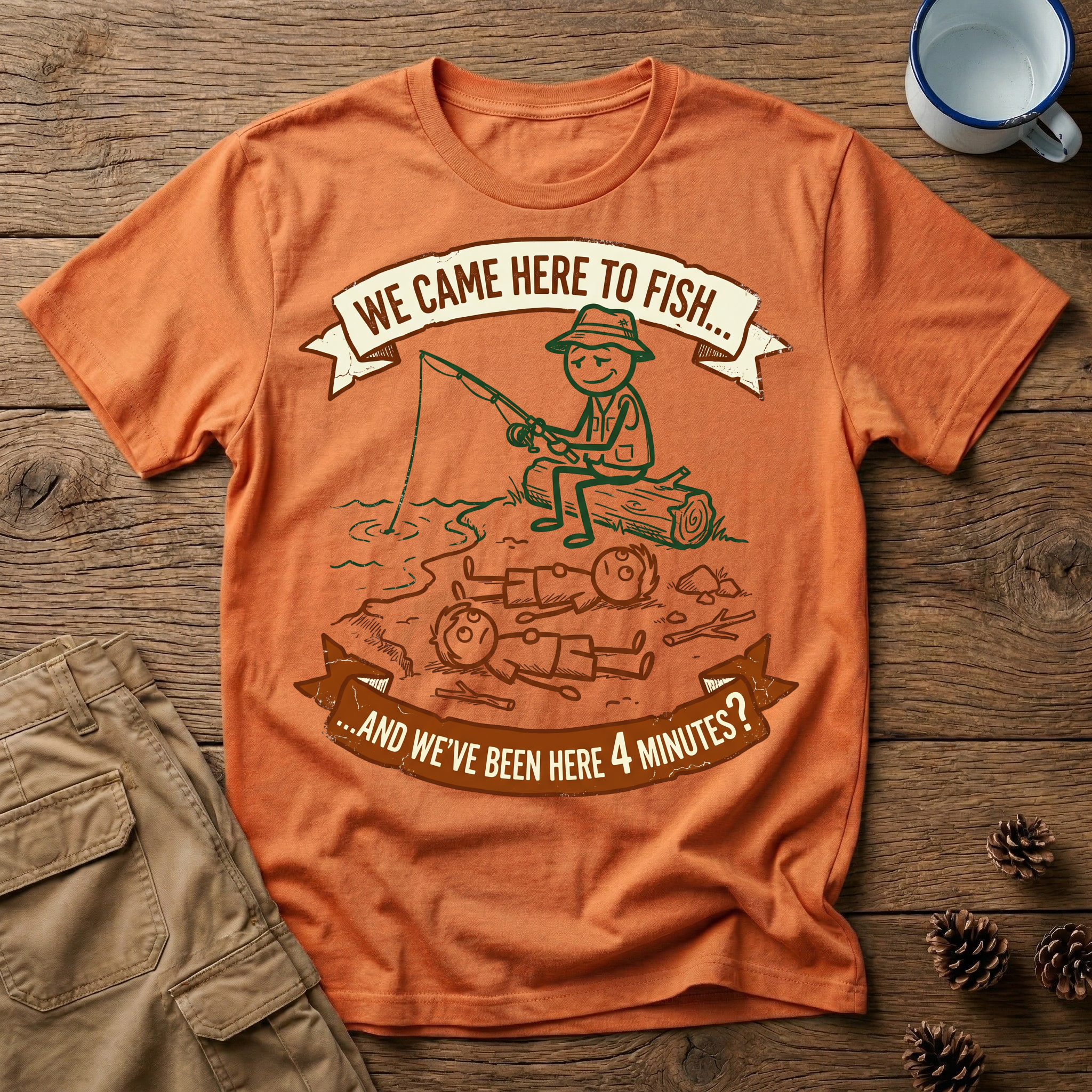 Came Here to Fish - T-Shirt