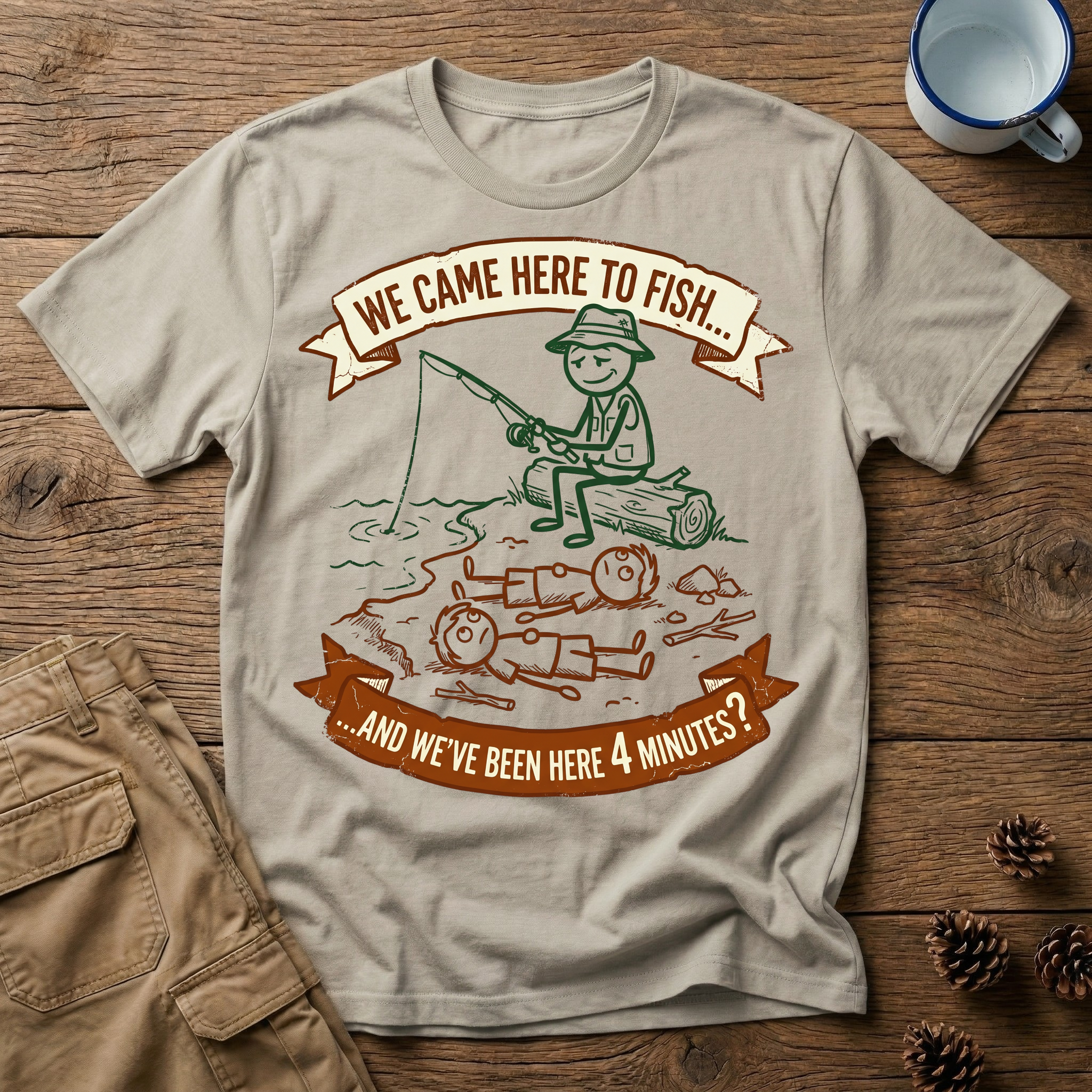 Came Here to Fish - T-Shirt