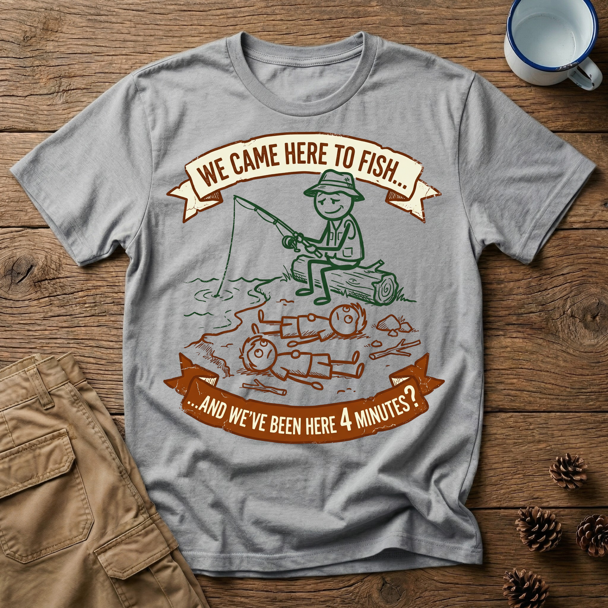 Came Here to Fish - T-Shirt