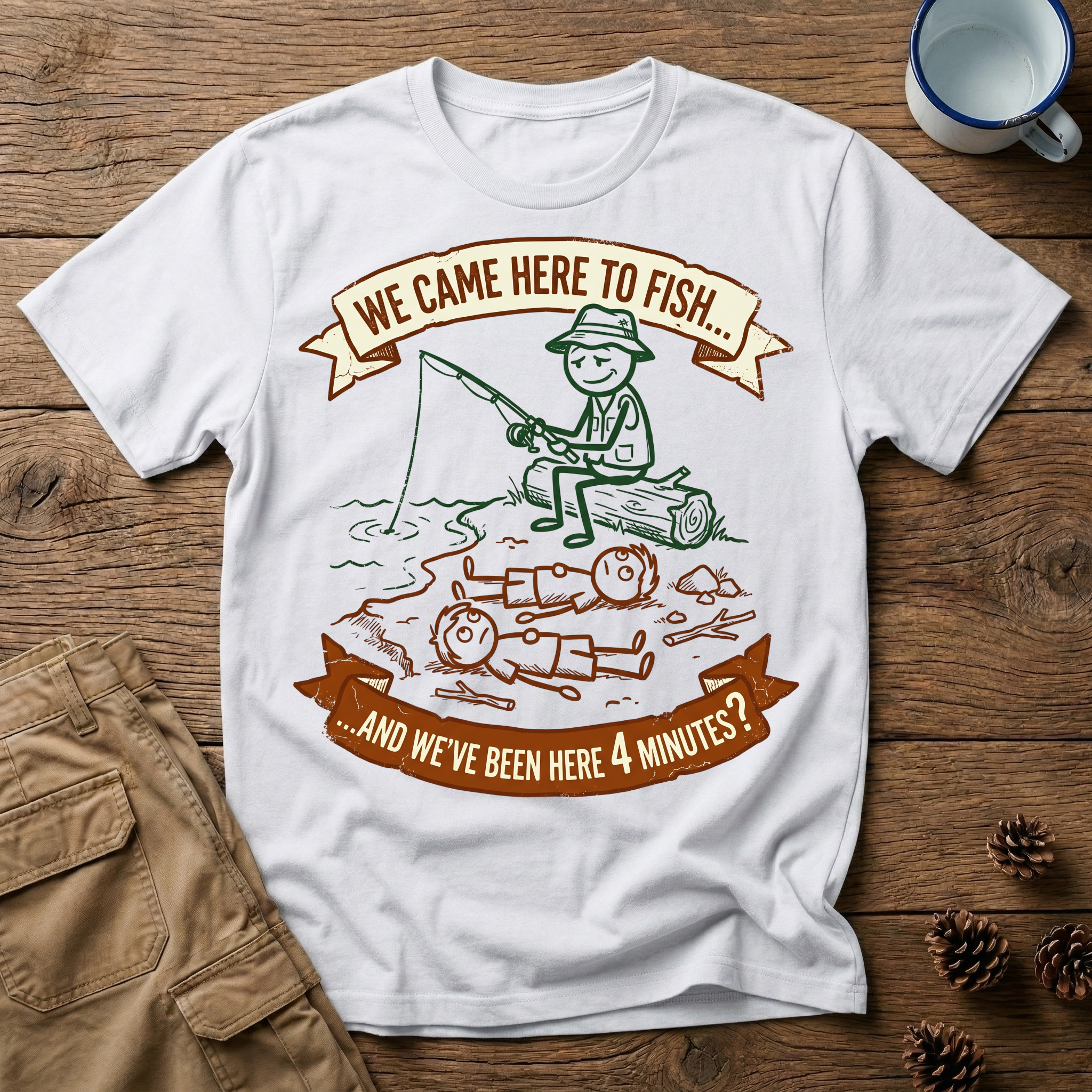 Came Here to Fish - T-Shirt