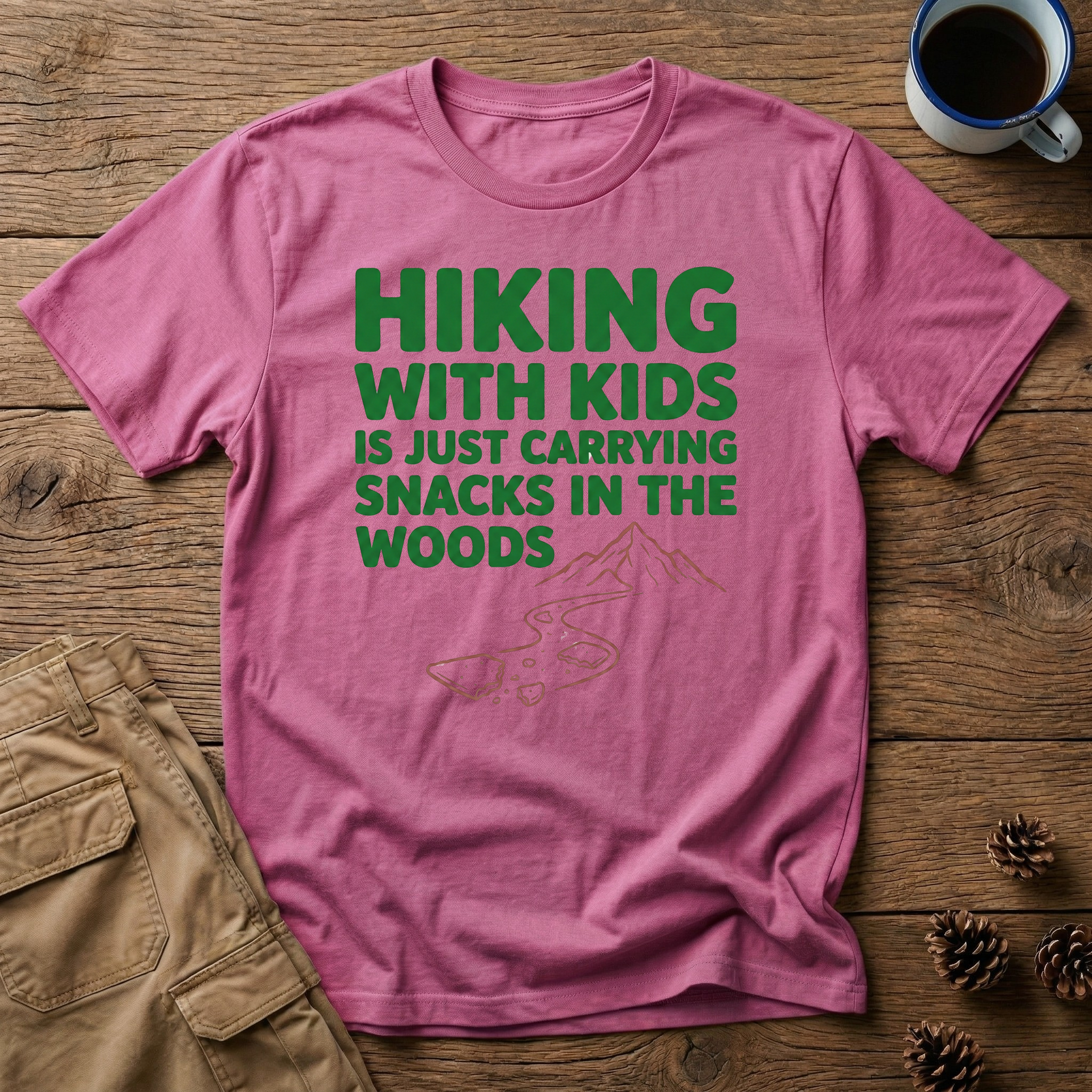 Carrying Snacks in the Woods T-Shirt