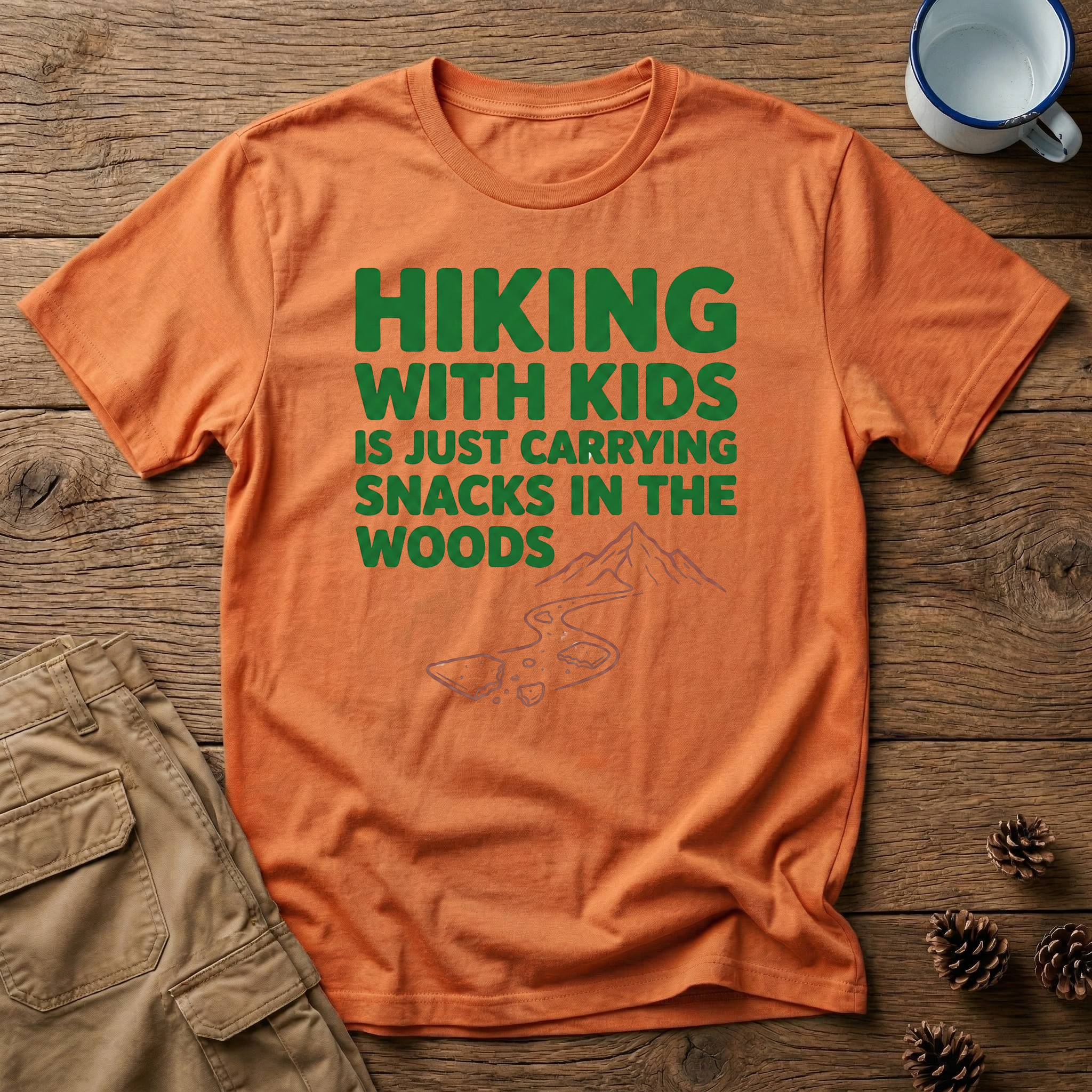 Carrying Snacks in the Woods T-Shirt