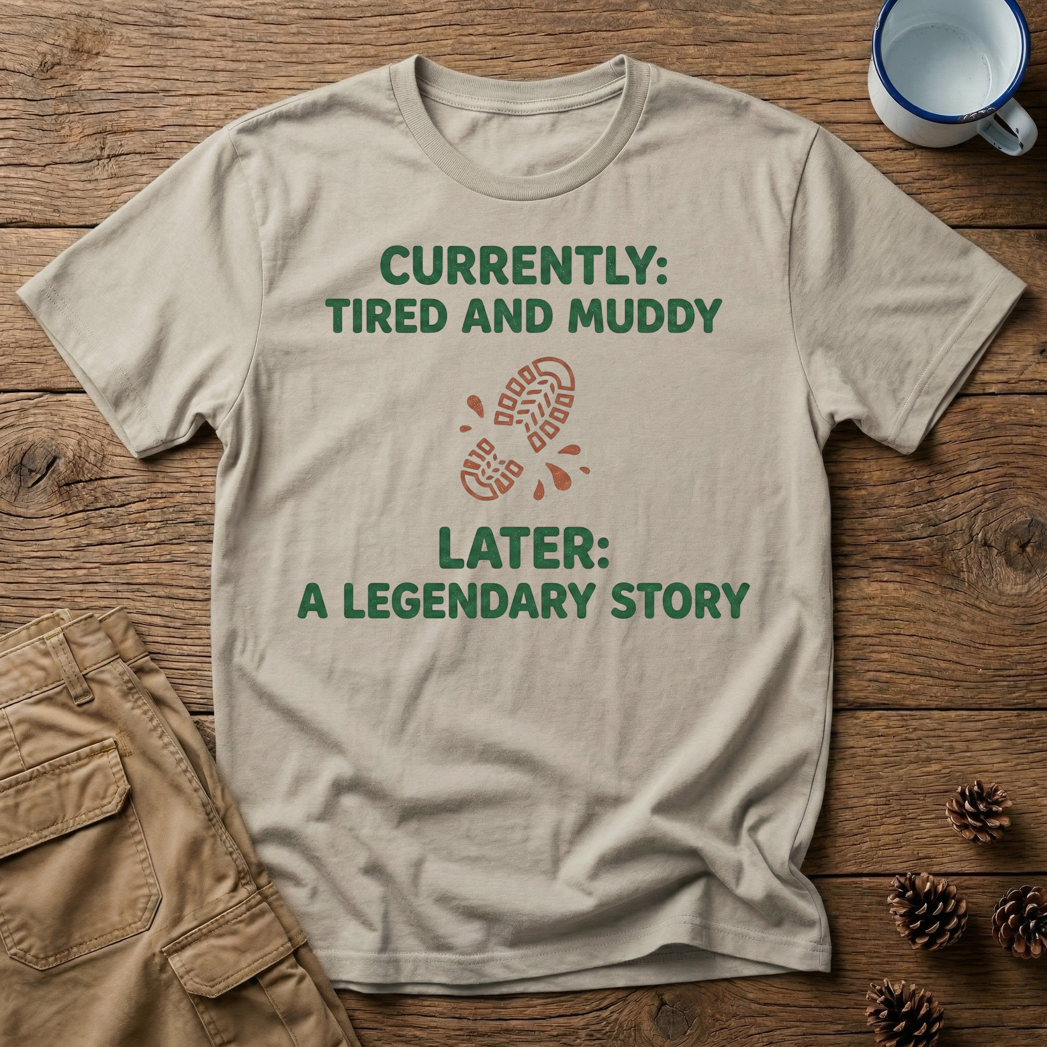 Currently Tired and Muddy T-Shirt