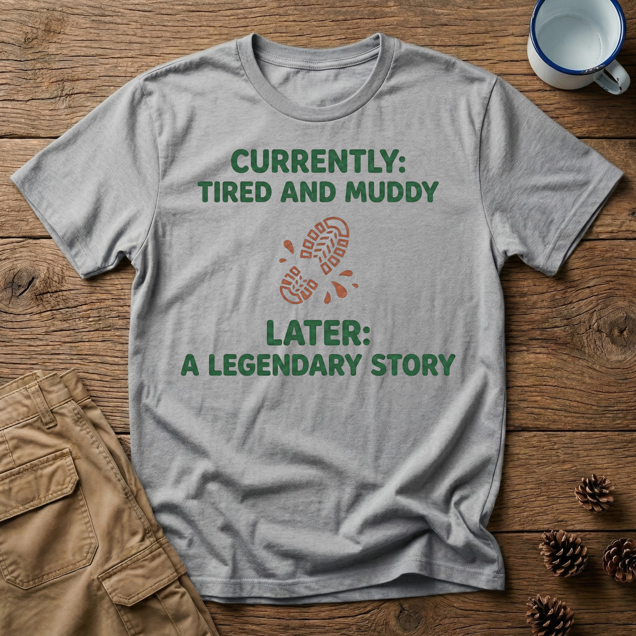 Currently Tired and Muddy T-Shirt