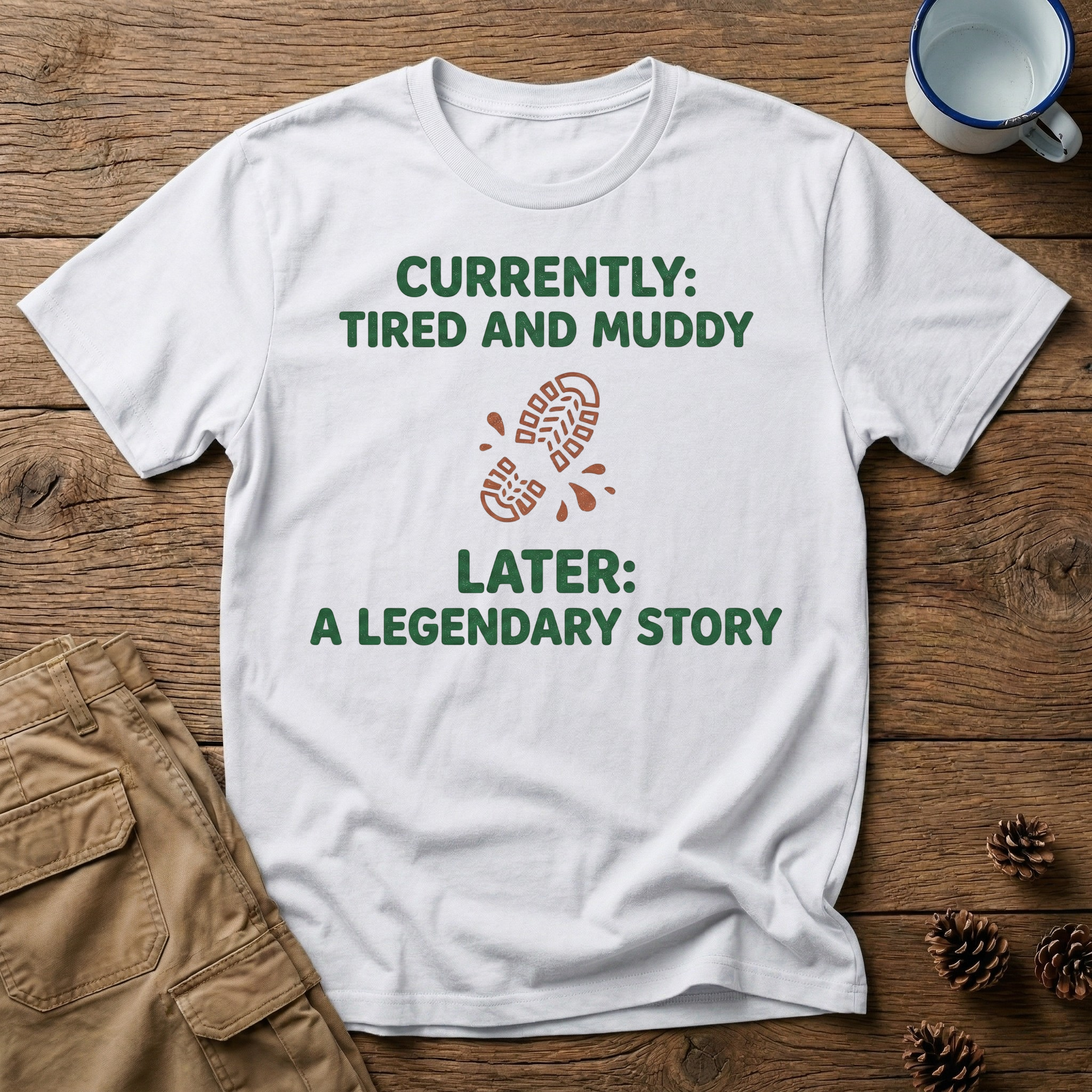 Currently Tired and Muddy T-Shirt