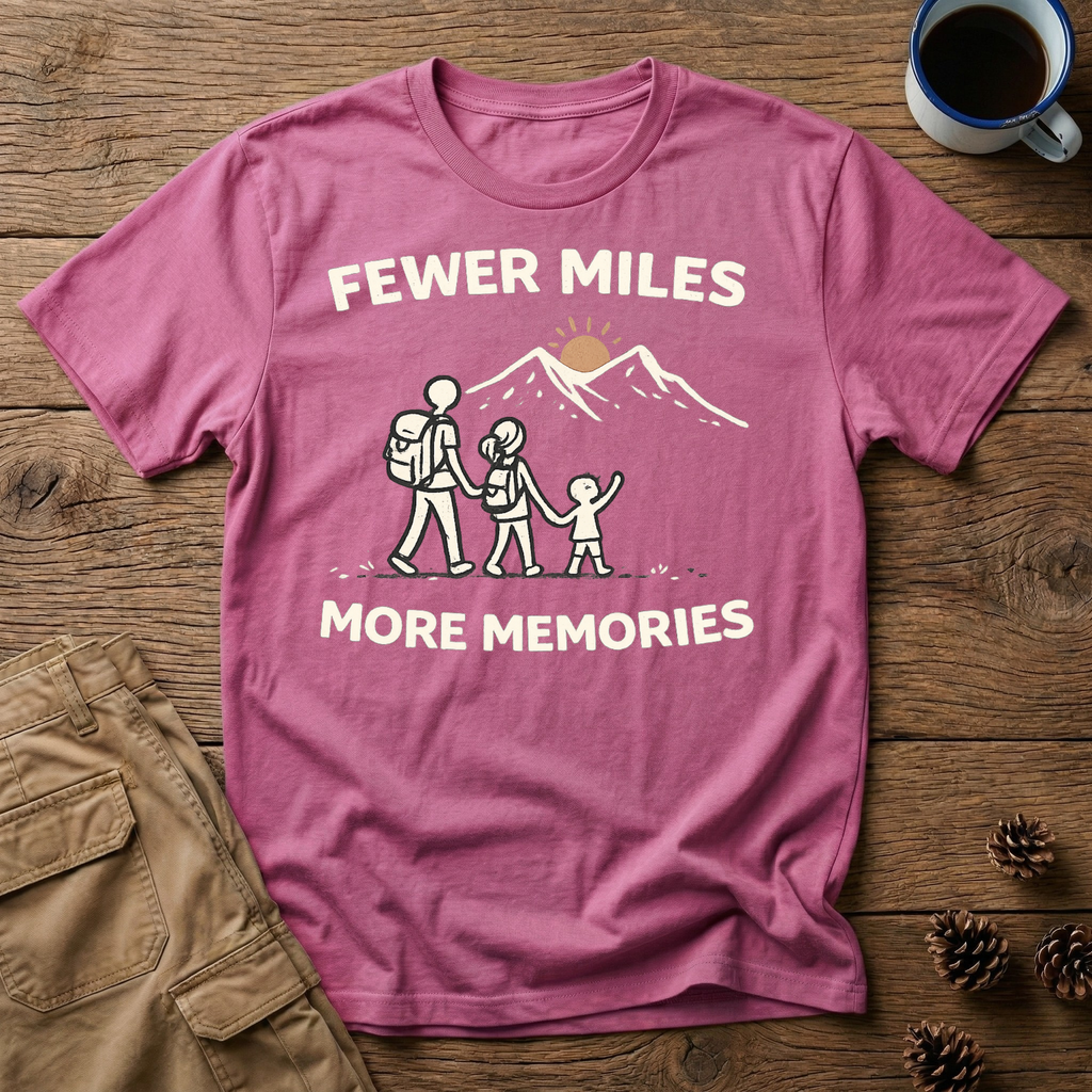 Fewer Miles More Memories T-Shirt