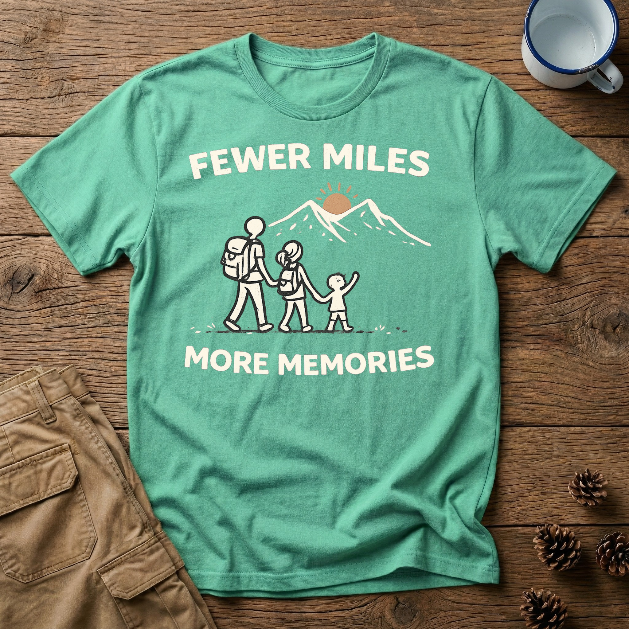 Fewer Miles More Memories T-Shirt