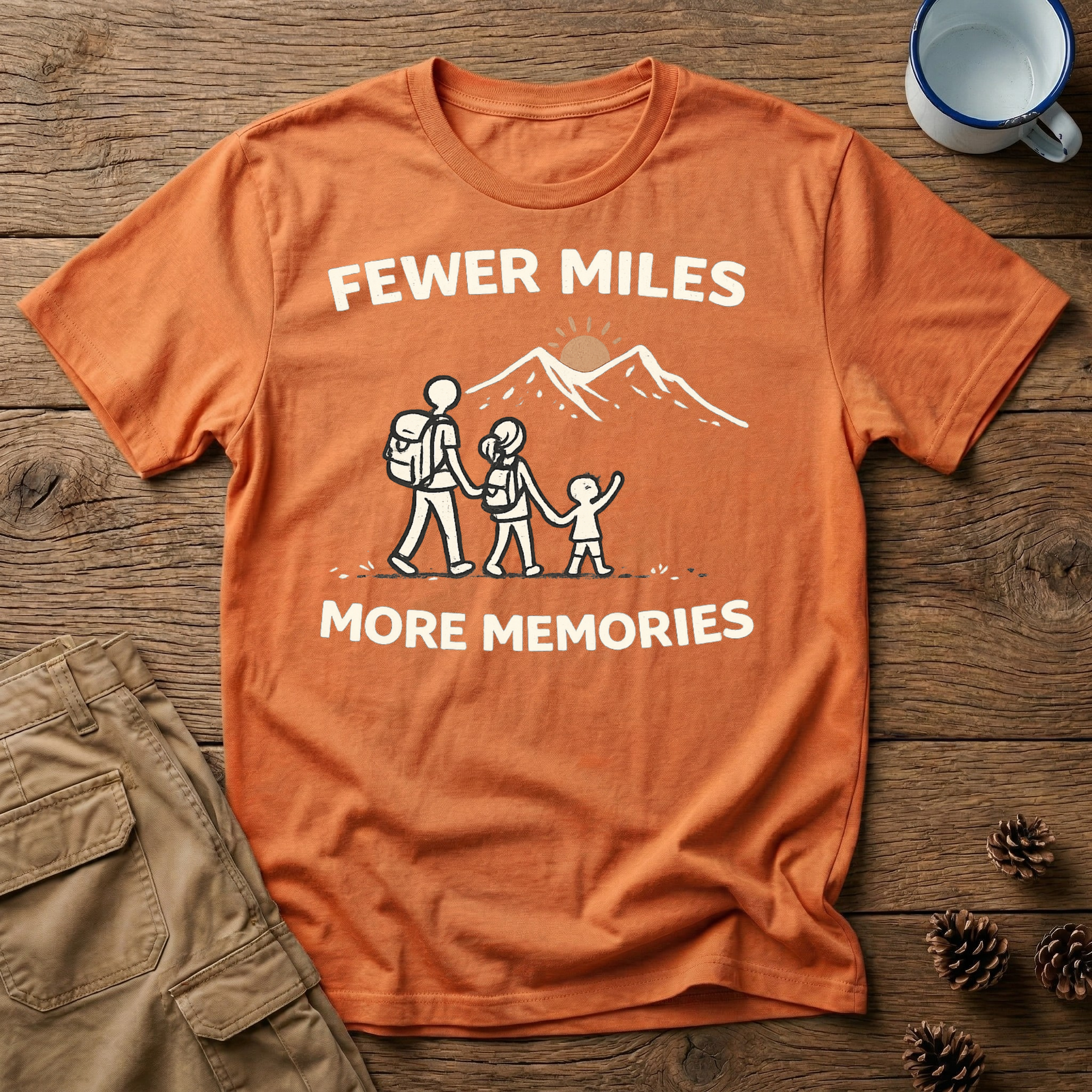 Fewer Miles More Memories T-Shirt