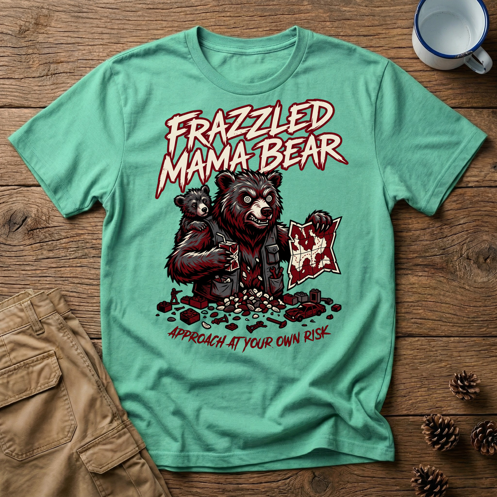 Frazzled Angry Mama Bear - T-Shirt