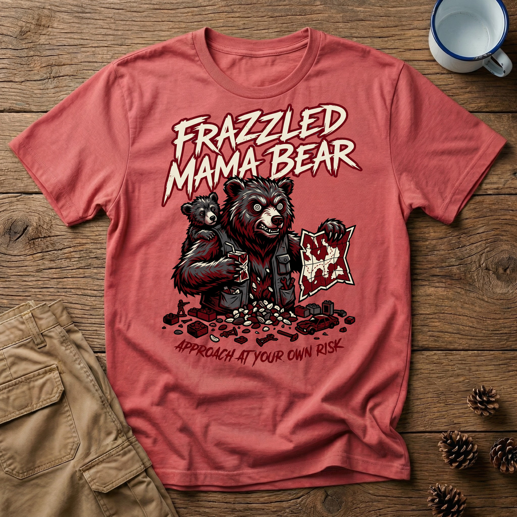 Frazzled Angry Mama Bear - T-Shirt