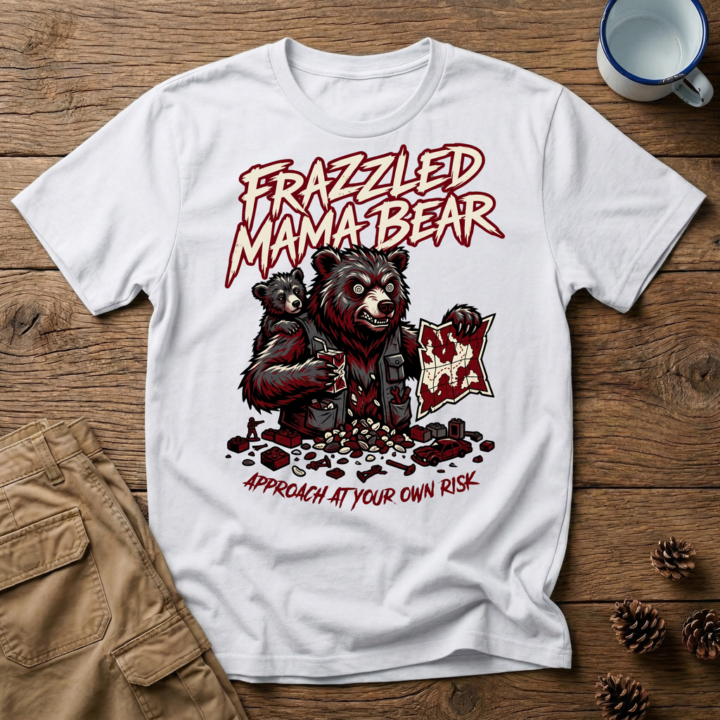 Frazzled Angry Mama Bear - T-Shirt