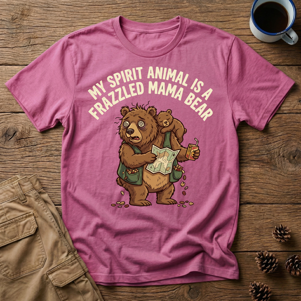 Frazzled Mama Bear - T-Shirt