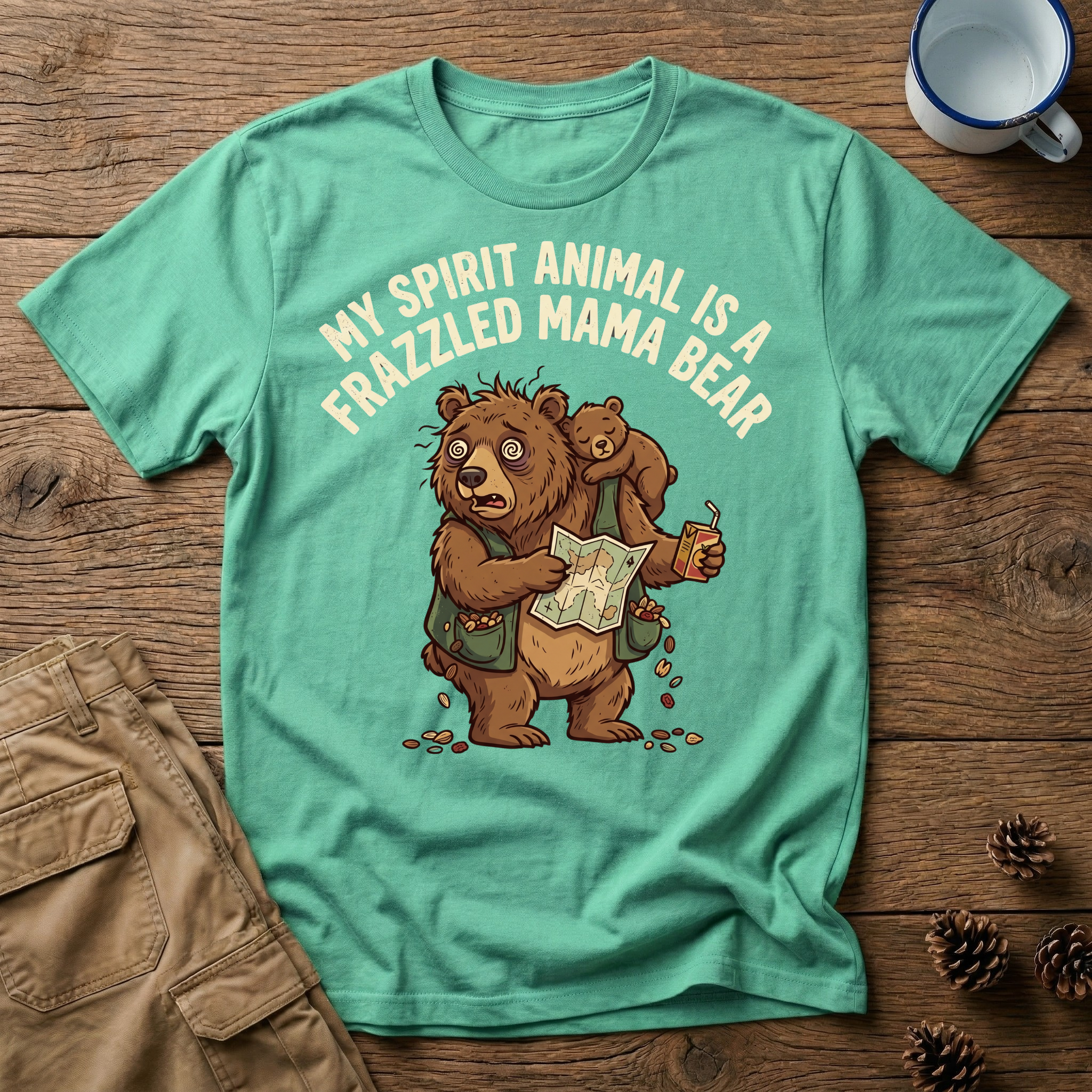 Frazzled Mama Bear - T-Shirt