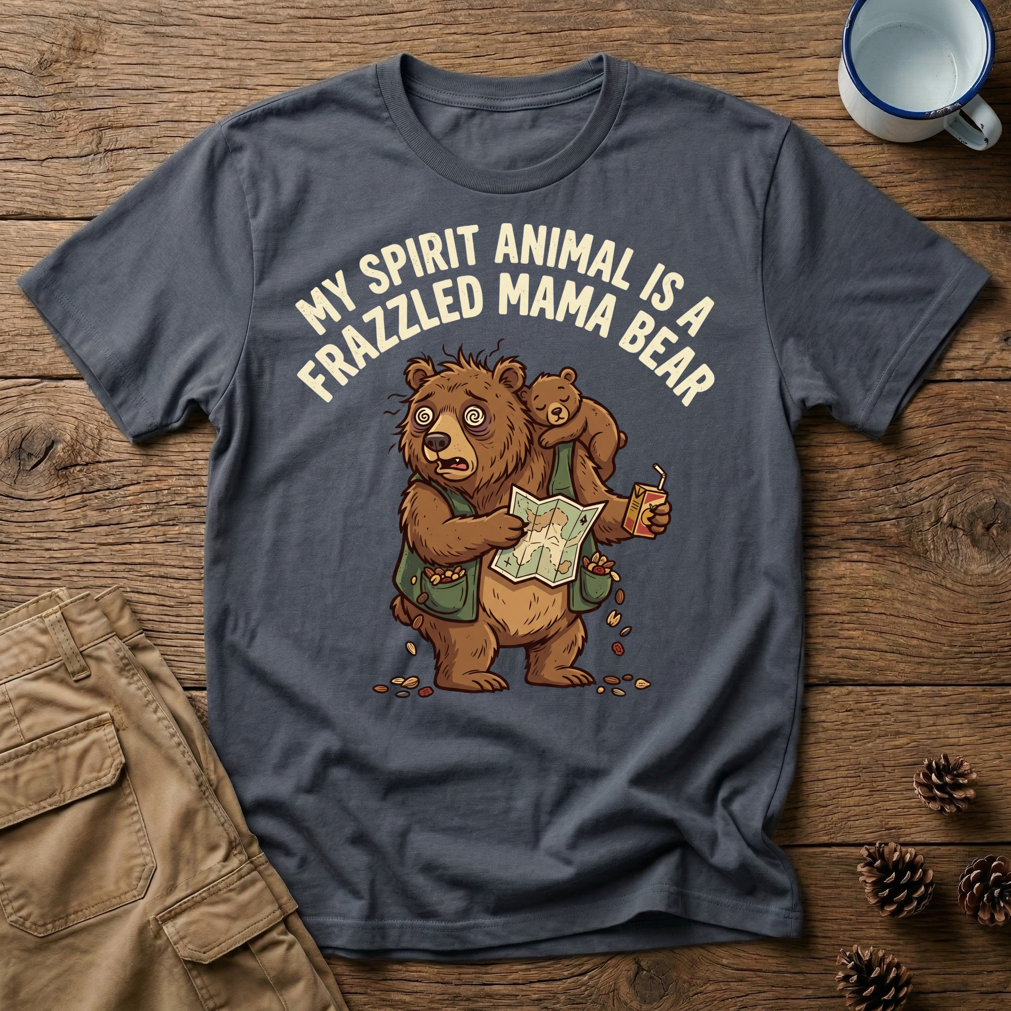 Frazzled Mama Bear - T-Shirt