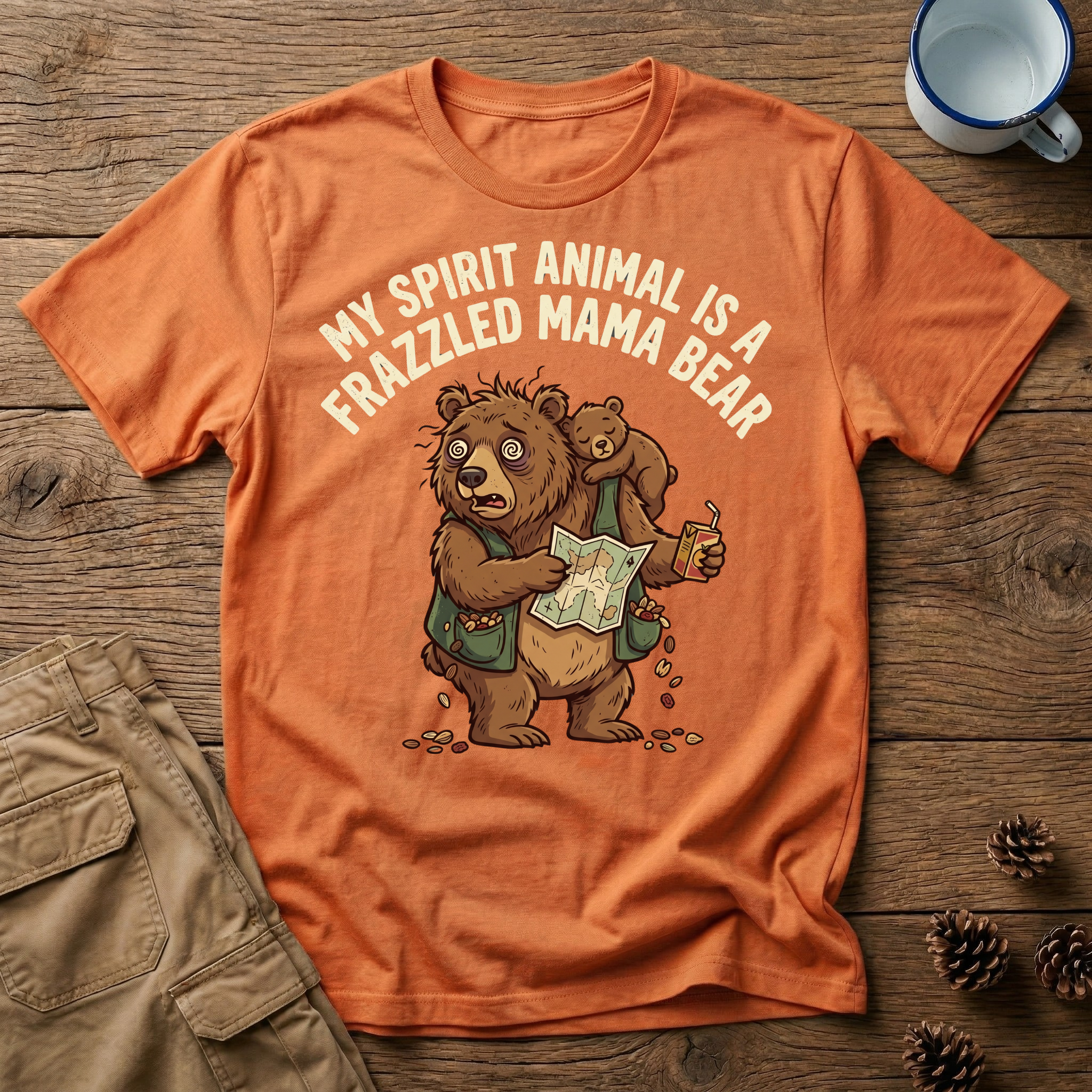 Frazzled Mama Bear - T-Shirt