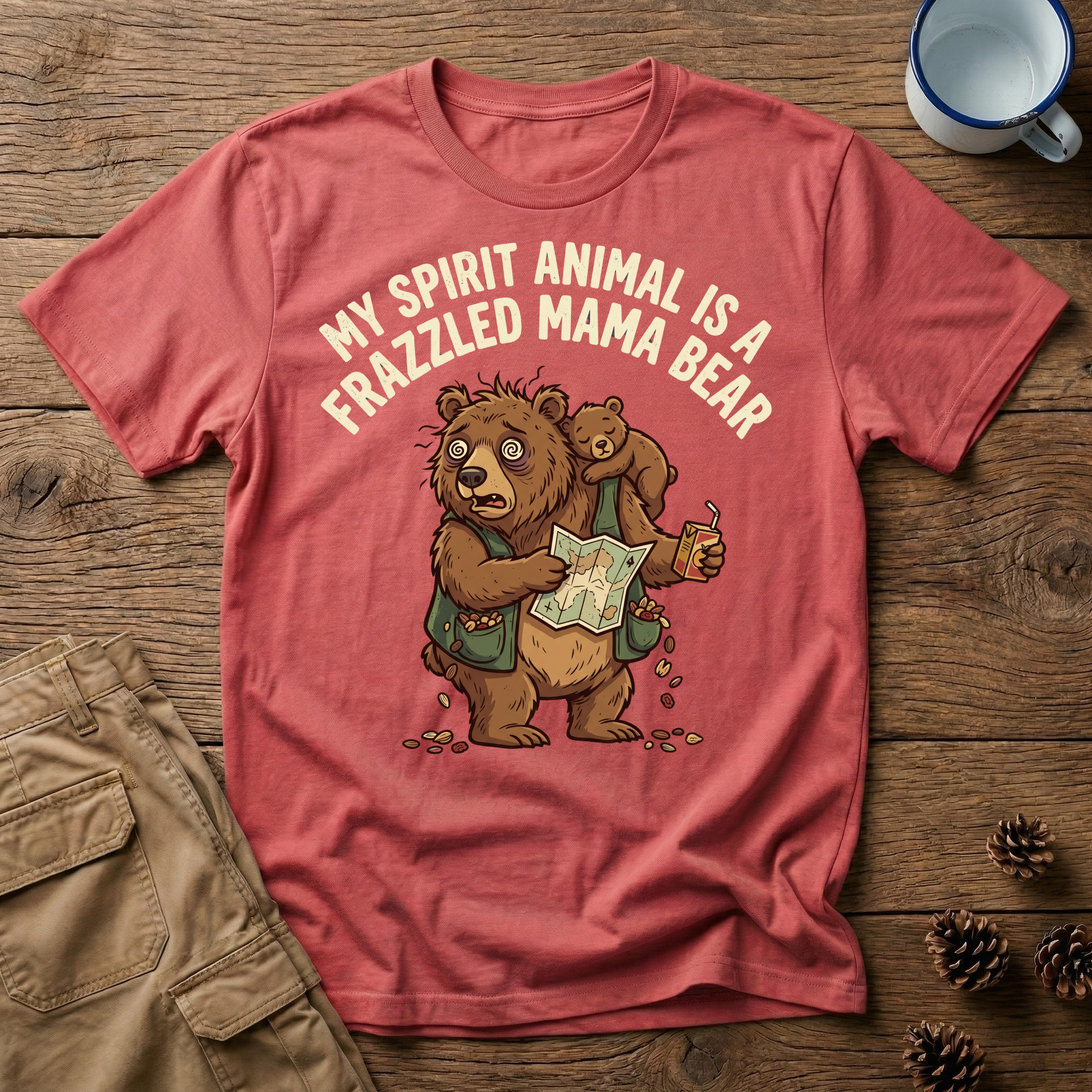 Frazzled Mama Bear - T-Shirt