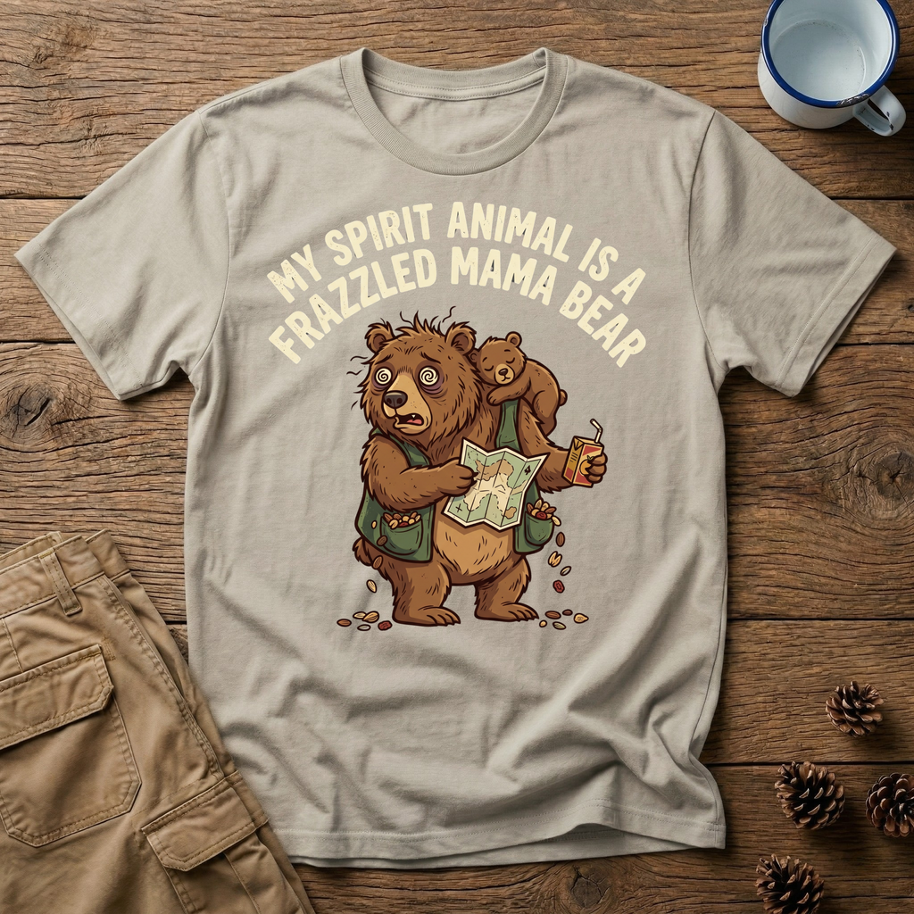 Frazzled Mama Bear - T-Shirt
