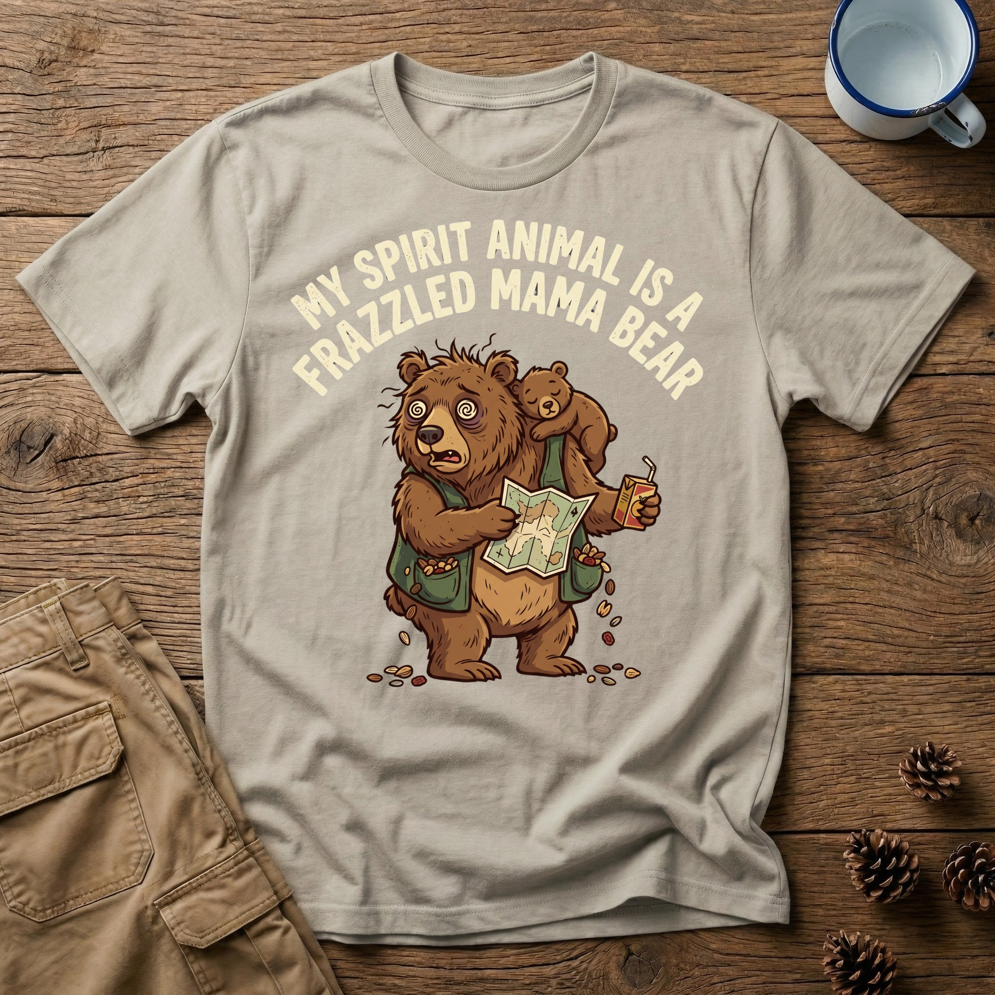 Frazzled Mama Bear - T-Shirt