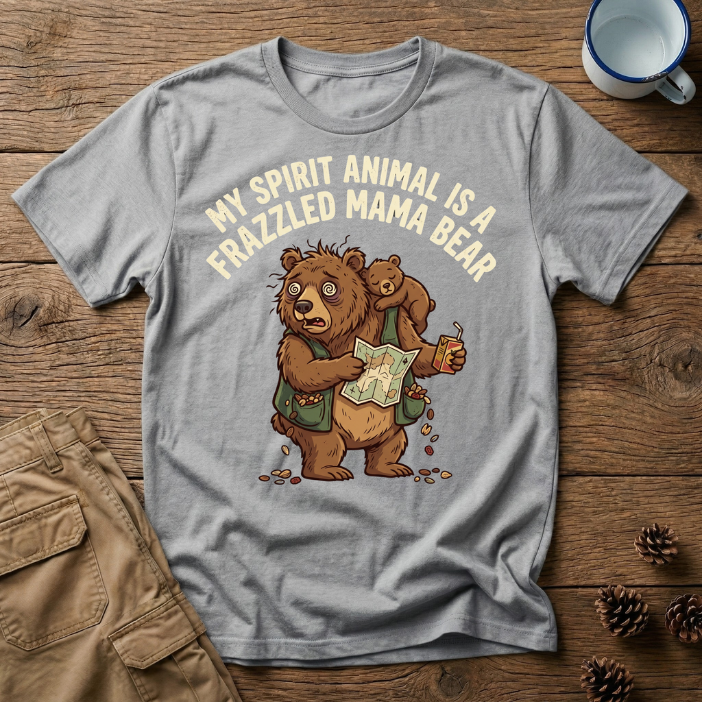 Frazzled Mama Bear - T-Shirt