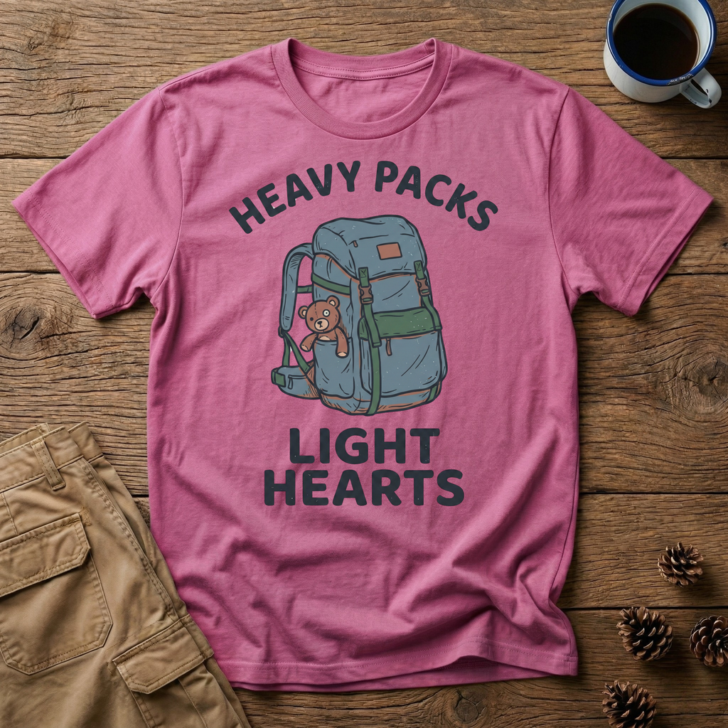 Heavy Packs Light Hearts T-Shirt