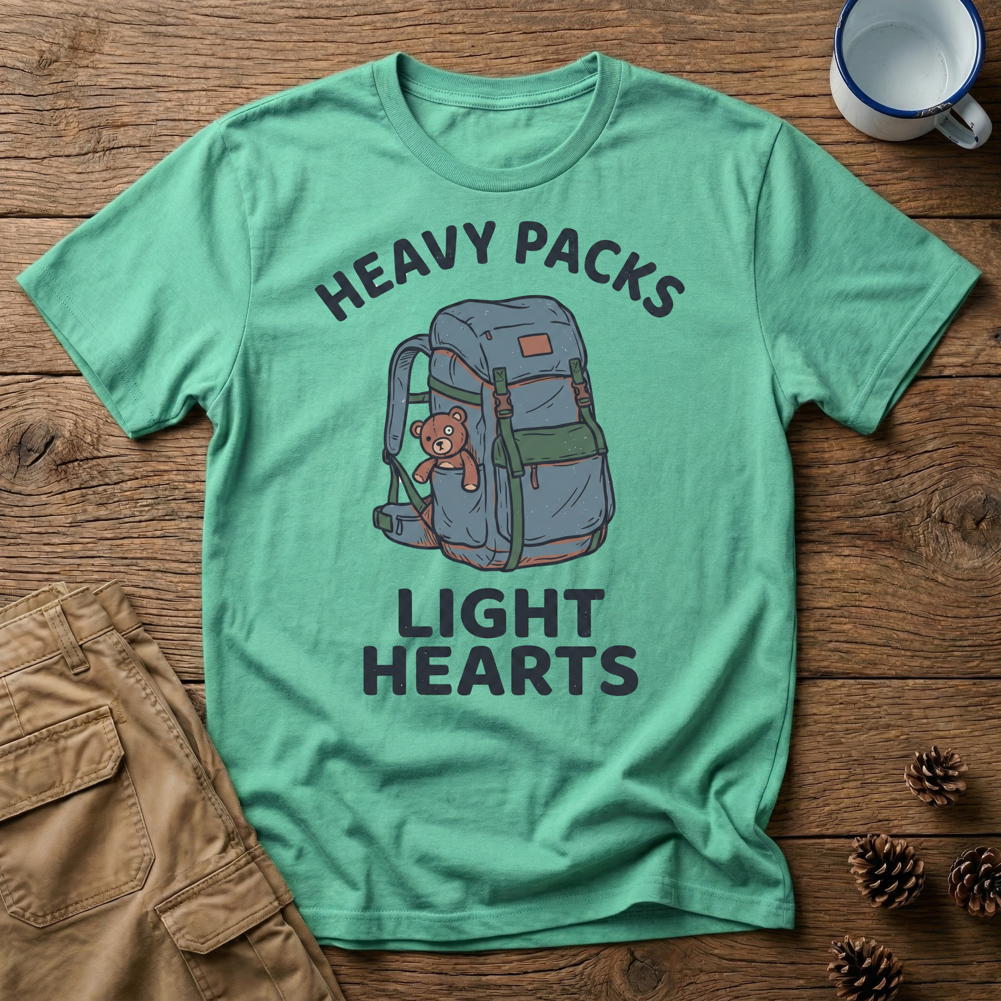 Heavy Packs Light Hearts T-Shirt