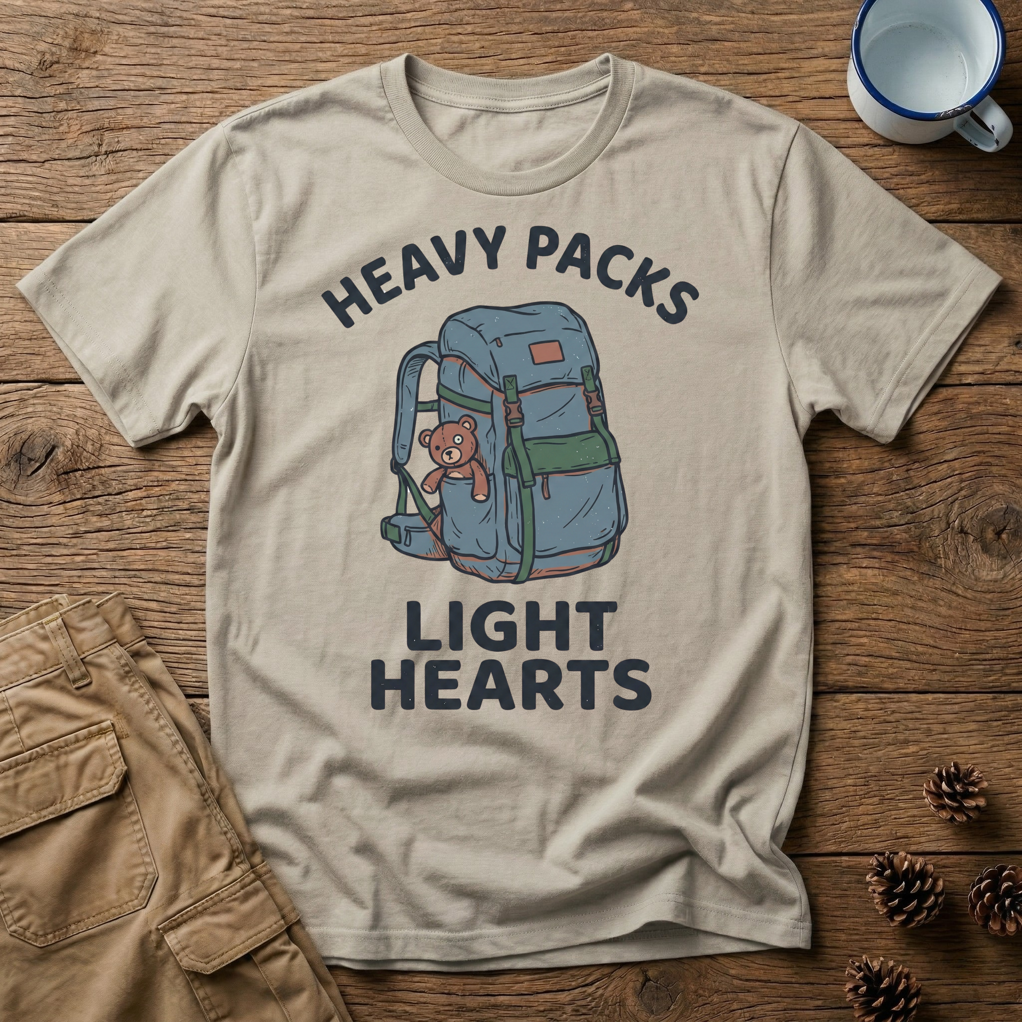 Heavy Packs Light Hearts T-Shirt