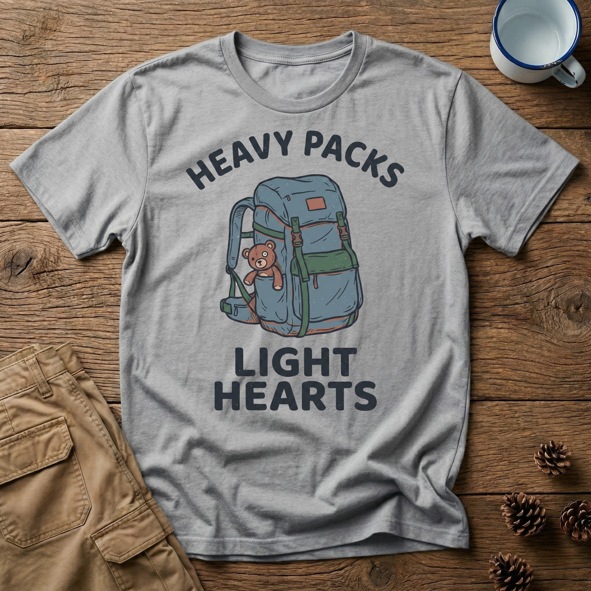 Heavy Packs Light Hearts T-Shirt