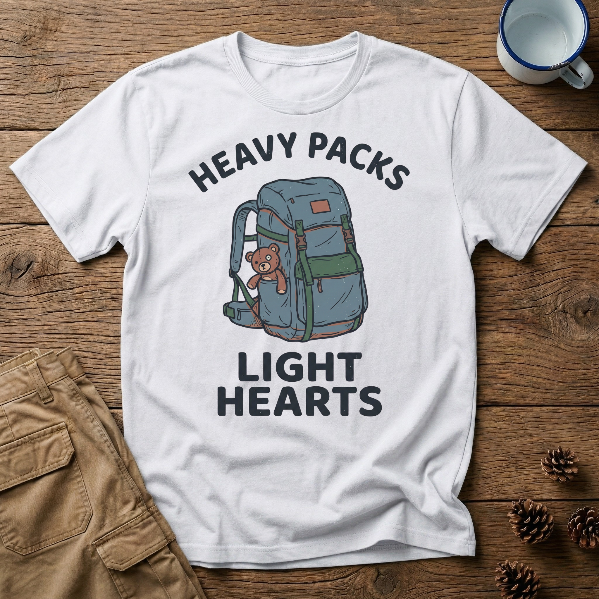 Heavy Packs Light Hearts T-Shirt
