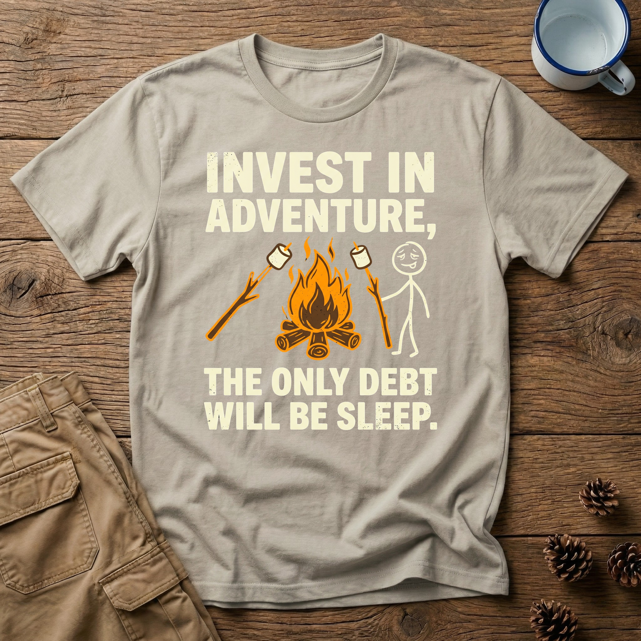 Invest In Adventure - T-Shirt