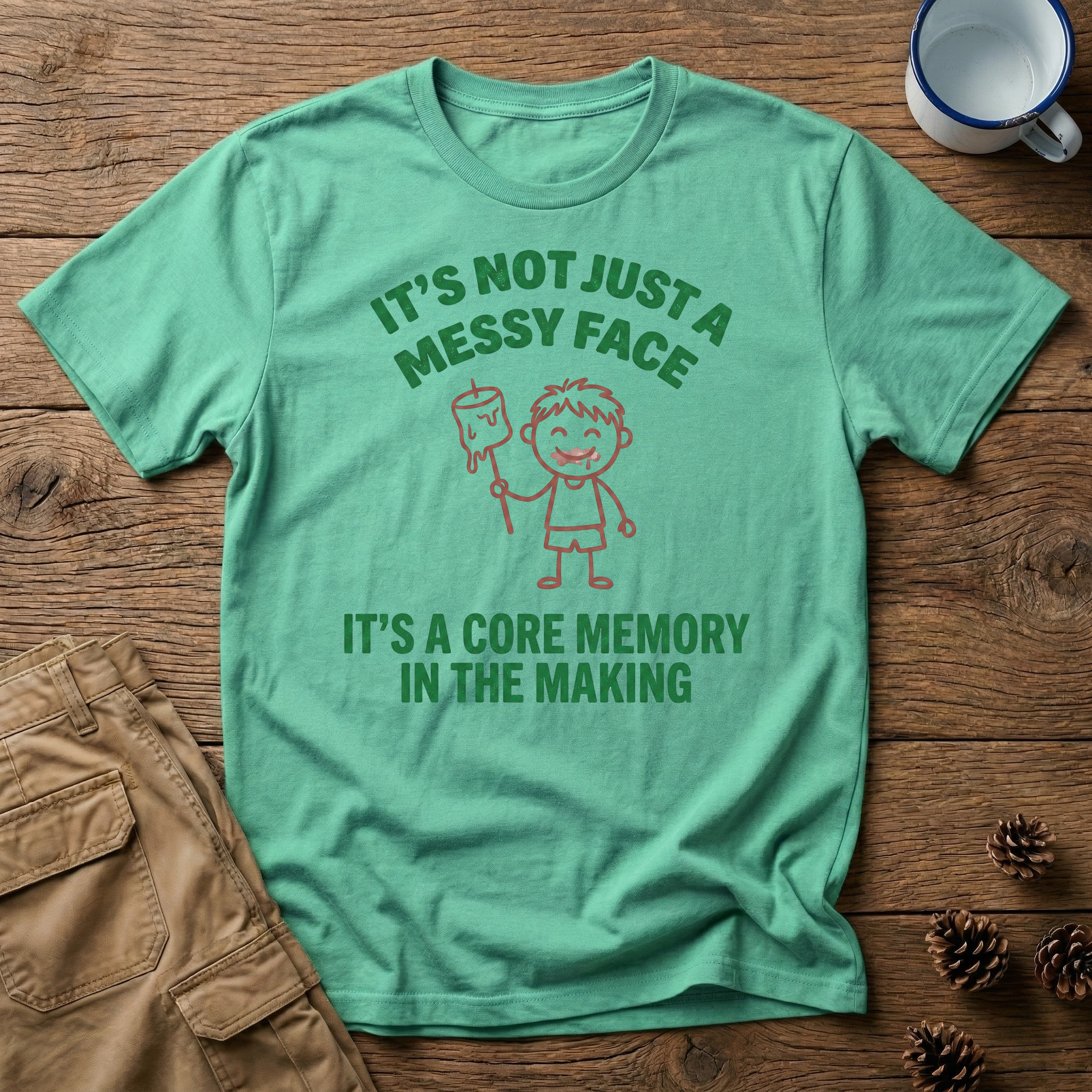 It's Not Just a Messy Face T-Shirt
