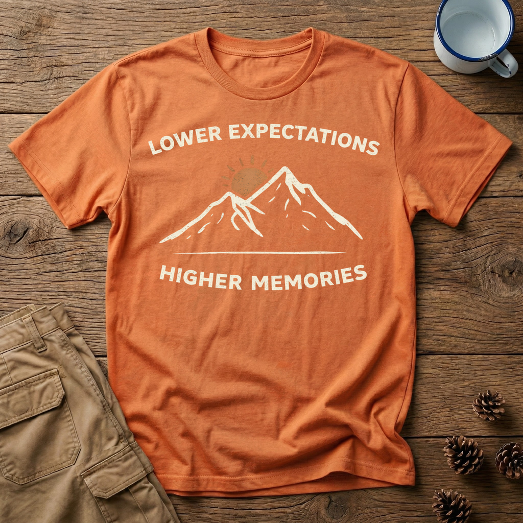 Lower Expectations Higher Memories T-Shirt