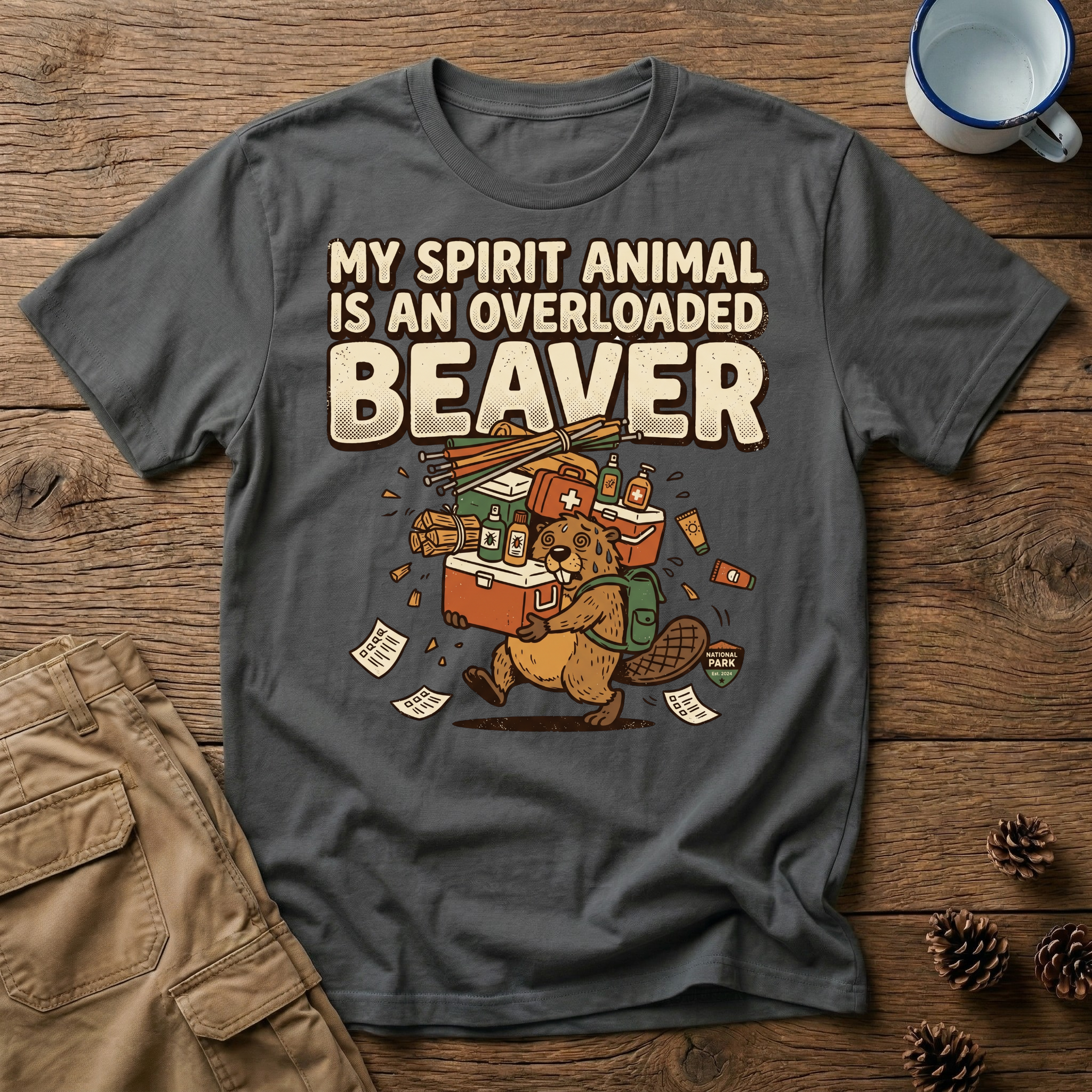 Overloaded Beaver - T-Shirt