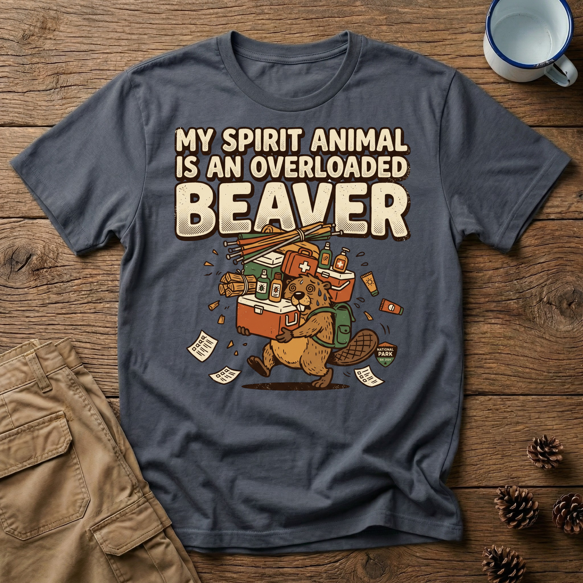 Overloaded Beaver - T-Shirt
