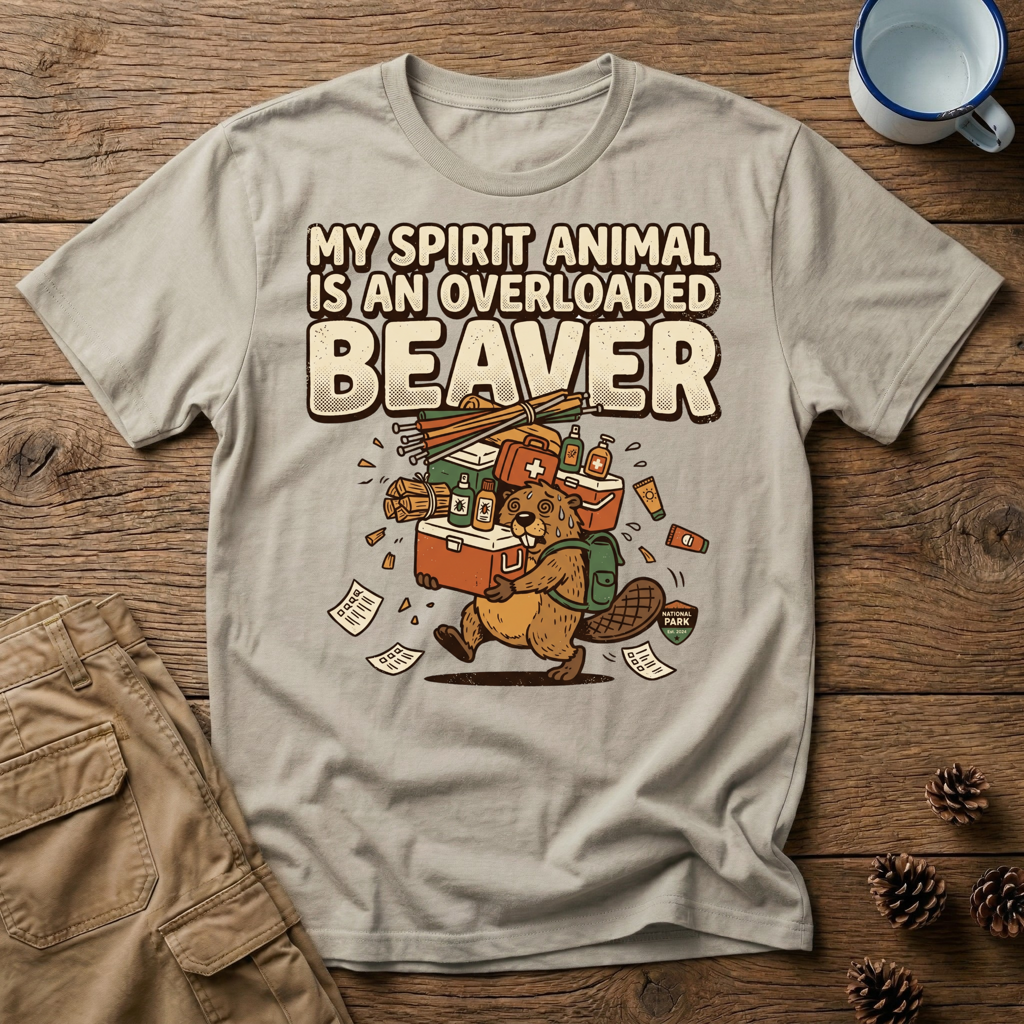 Overloaded Beaver - T-Shirt