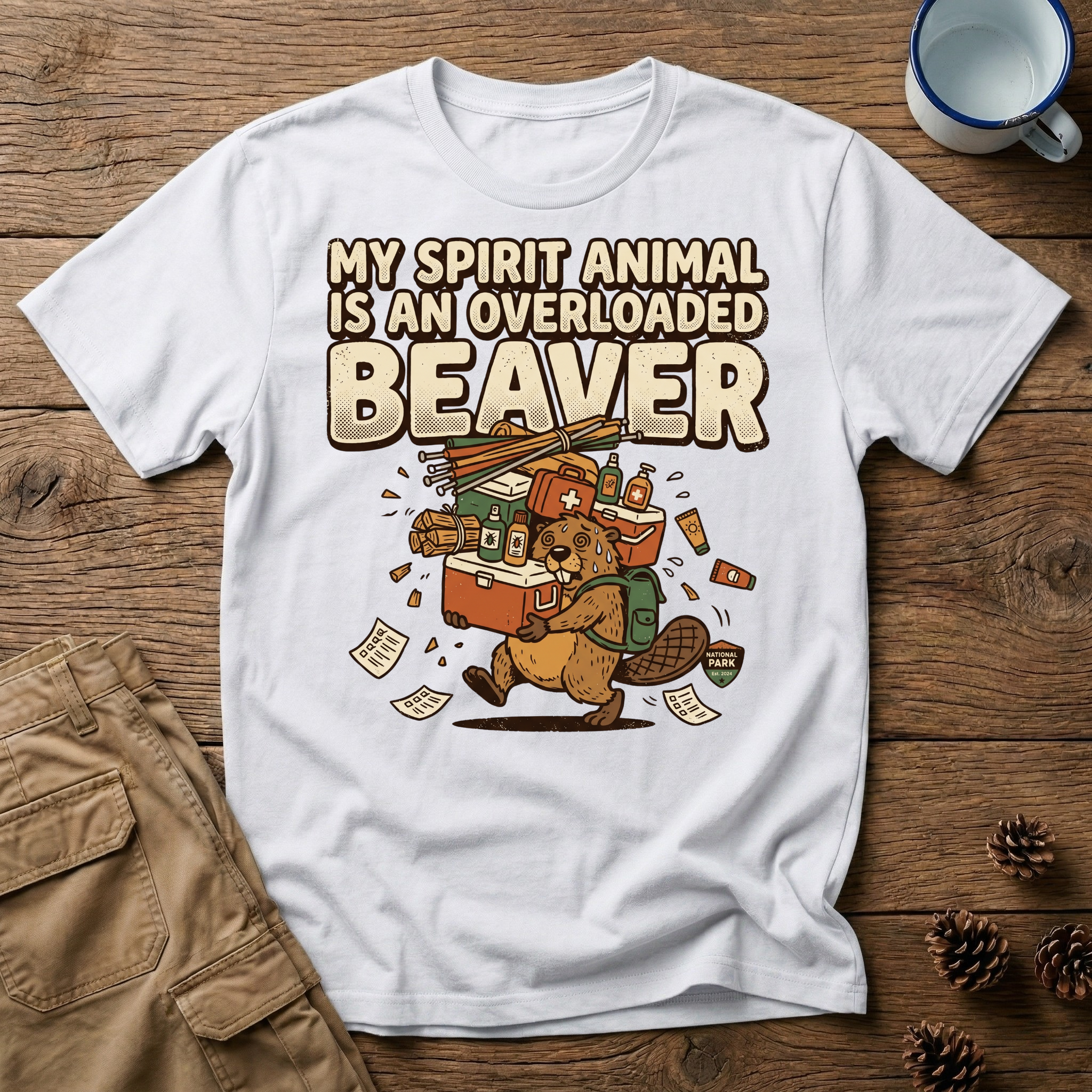 Overloaded Beaver - T-Shirt