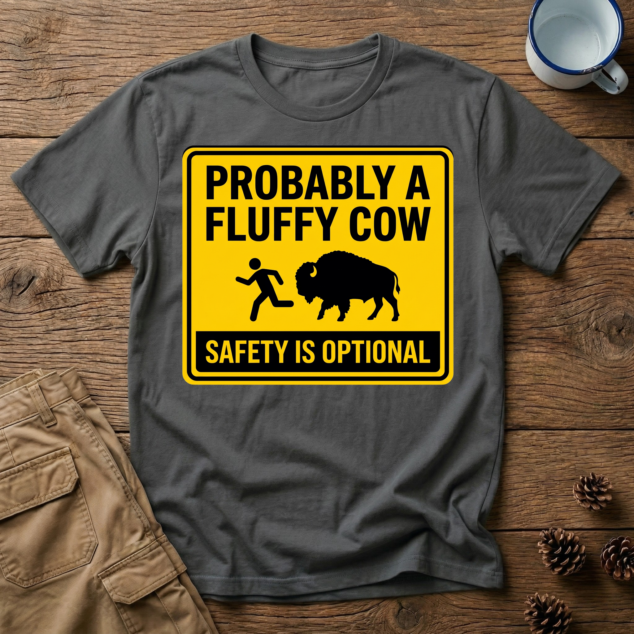 Probably a Fluffy Cow - T-Shirt