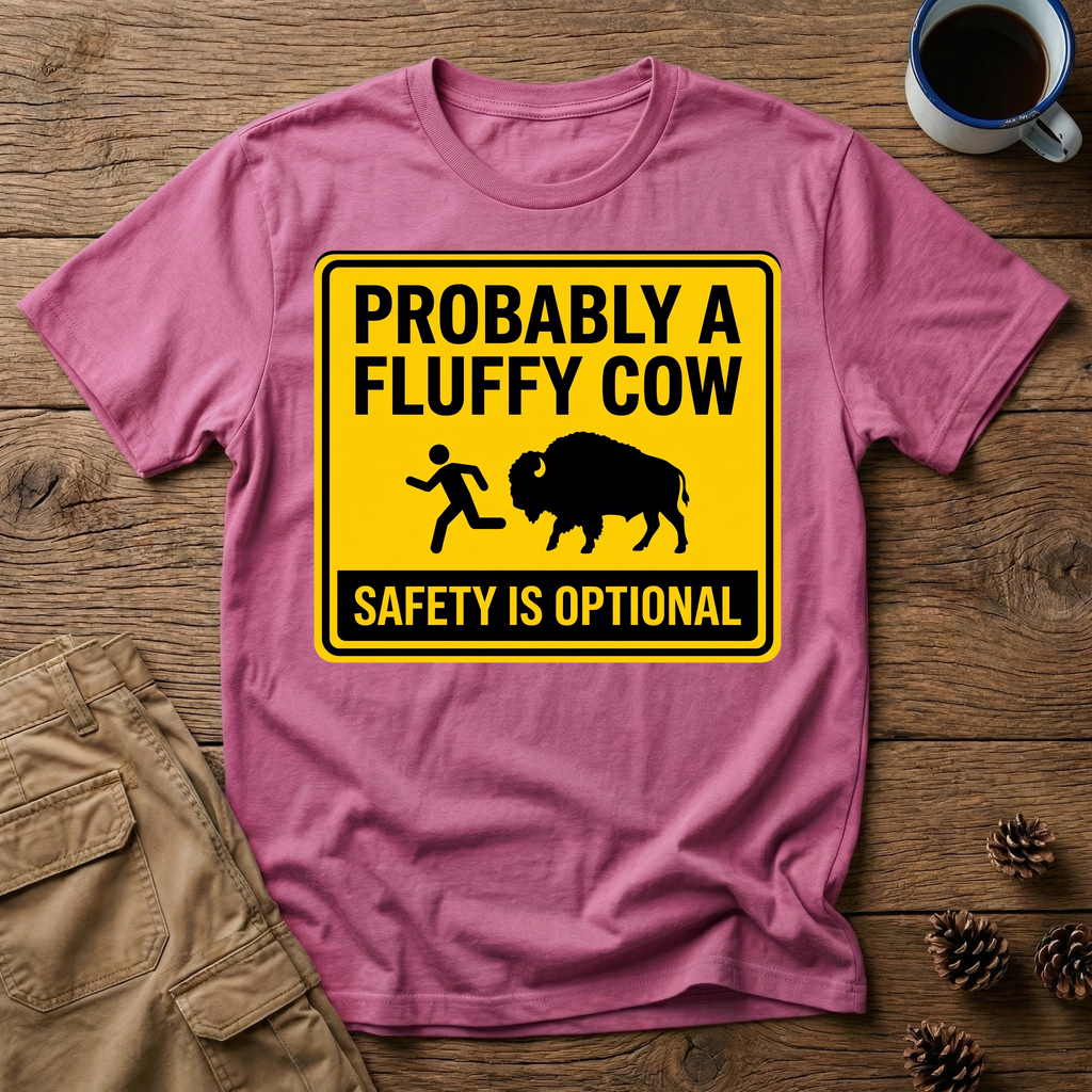Probably a Fluffy Cow - T-Shirt