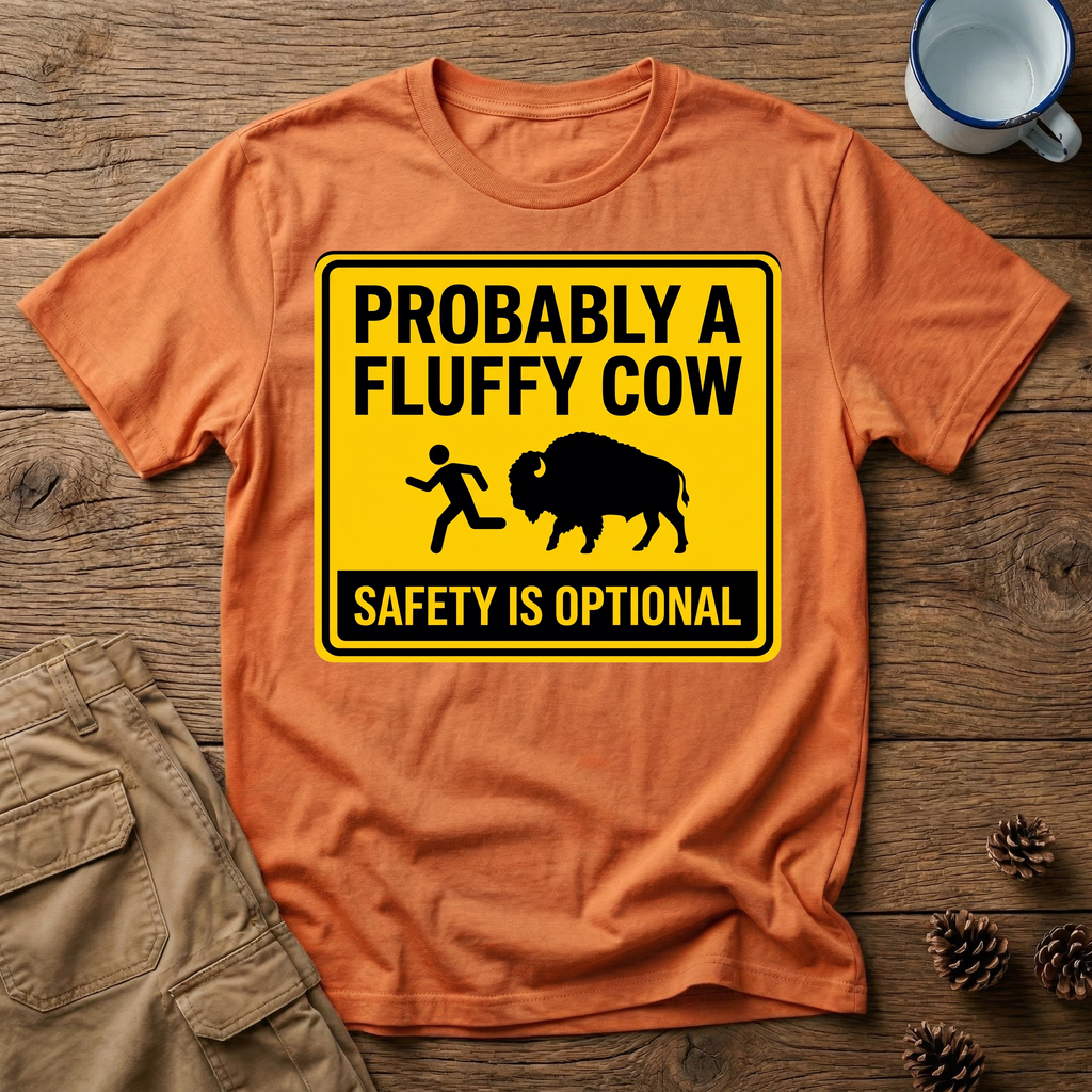Probably a Fluffy Cow - T-Shirt