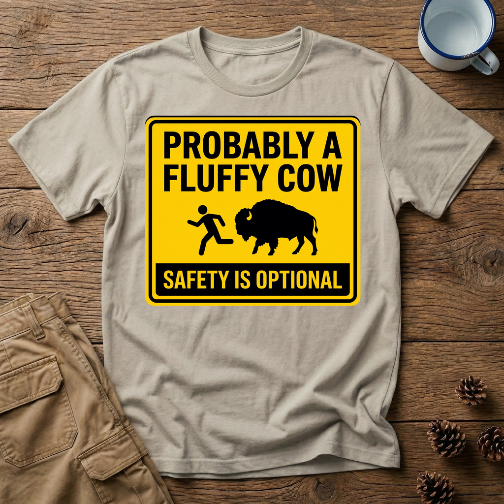 Probably a Fluffy Cow - T-Shirt