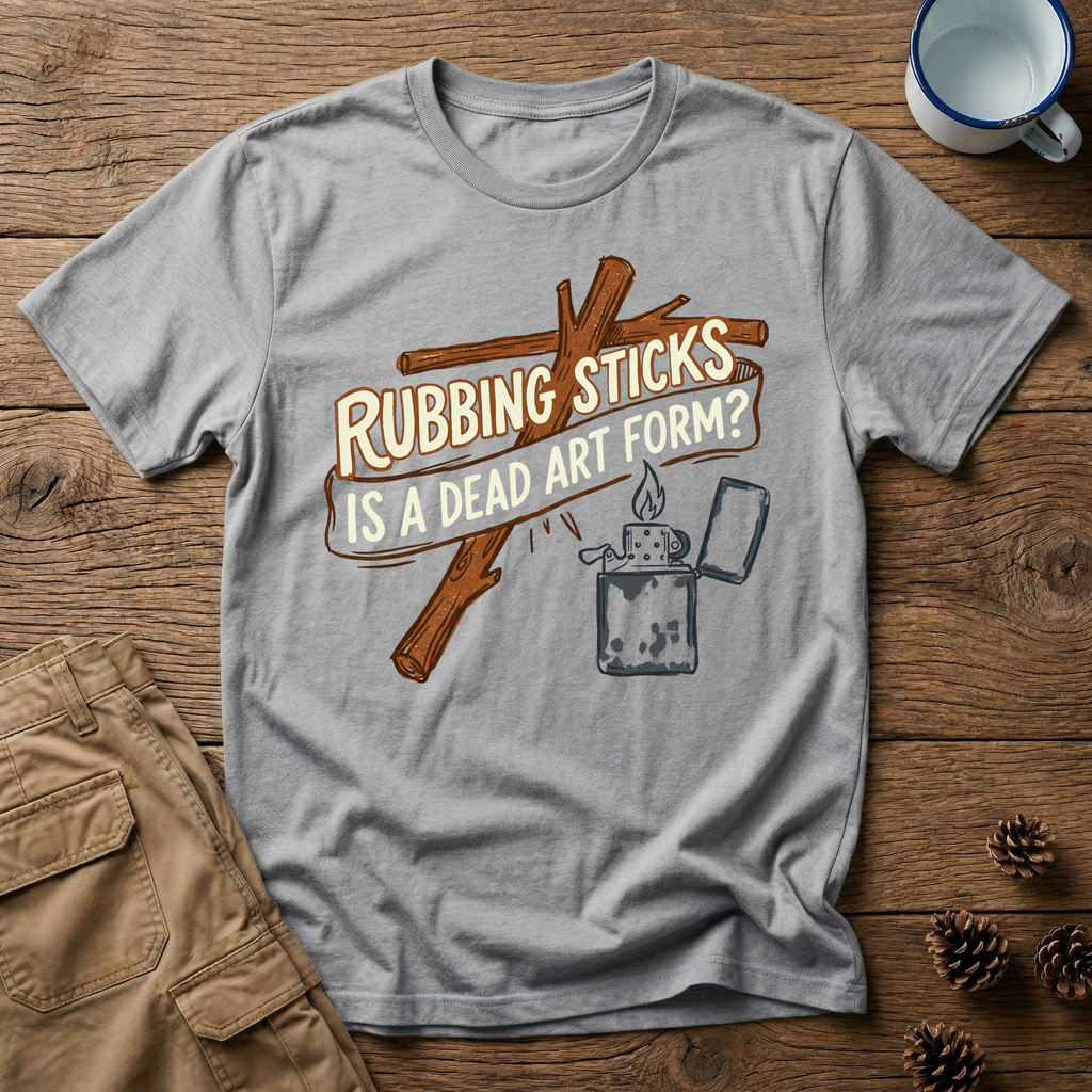 Rubbing Sticks - T-Shirt