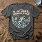 Salmon Going Upstream - T-Shirt