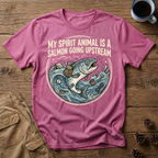 Salmon Going Upstream - T-Shirt