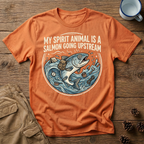 Salmon Going Upstream - T-Shirt
