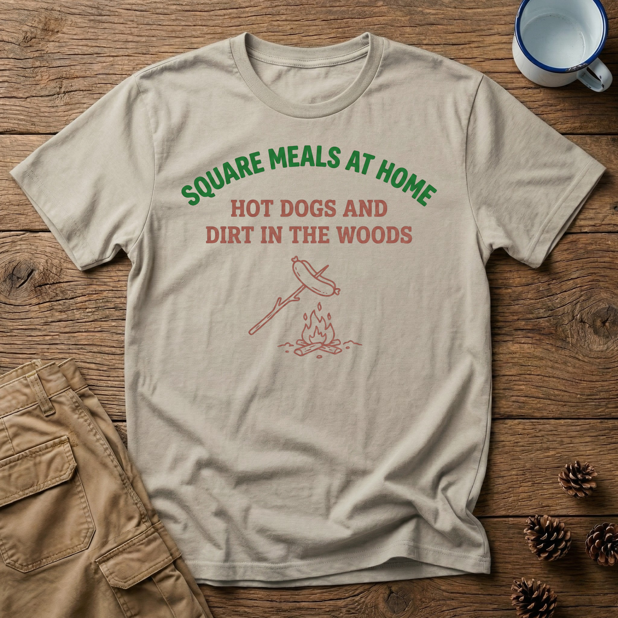 Square Meals at Home T-Shirt
