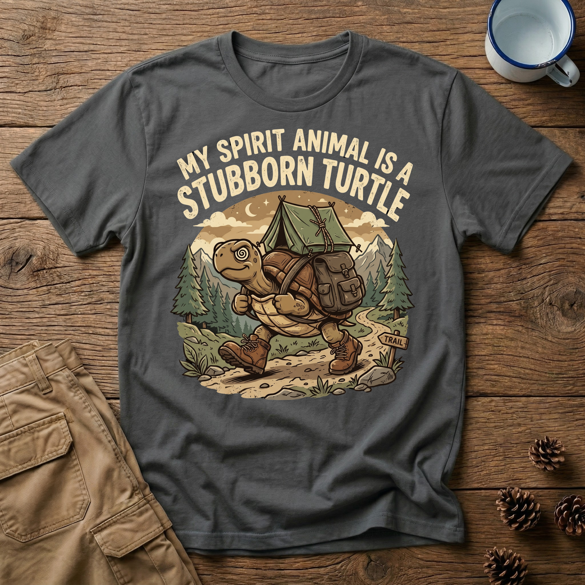 Stubborn Turtle - T-Shirt