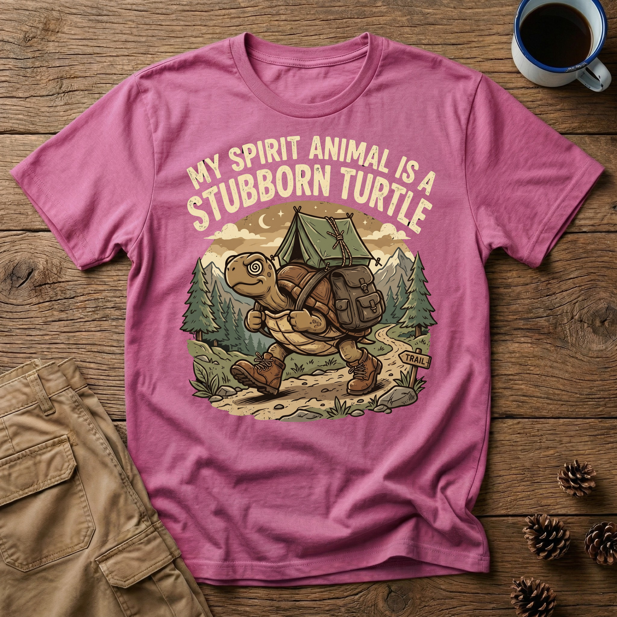 Stubborn Turtle - T-Shirt